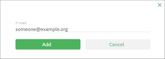 Add authorized sender