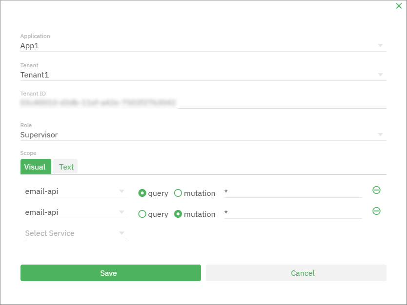 Set portal user permission
