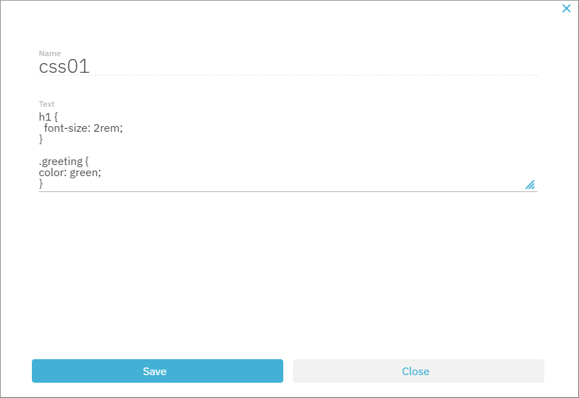 Add CSS