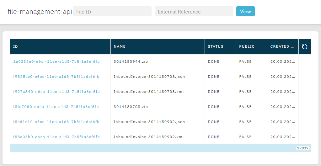 File Management UI