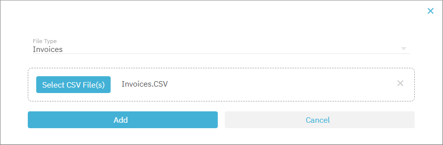 Upload file dialog